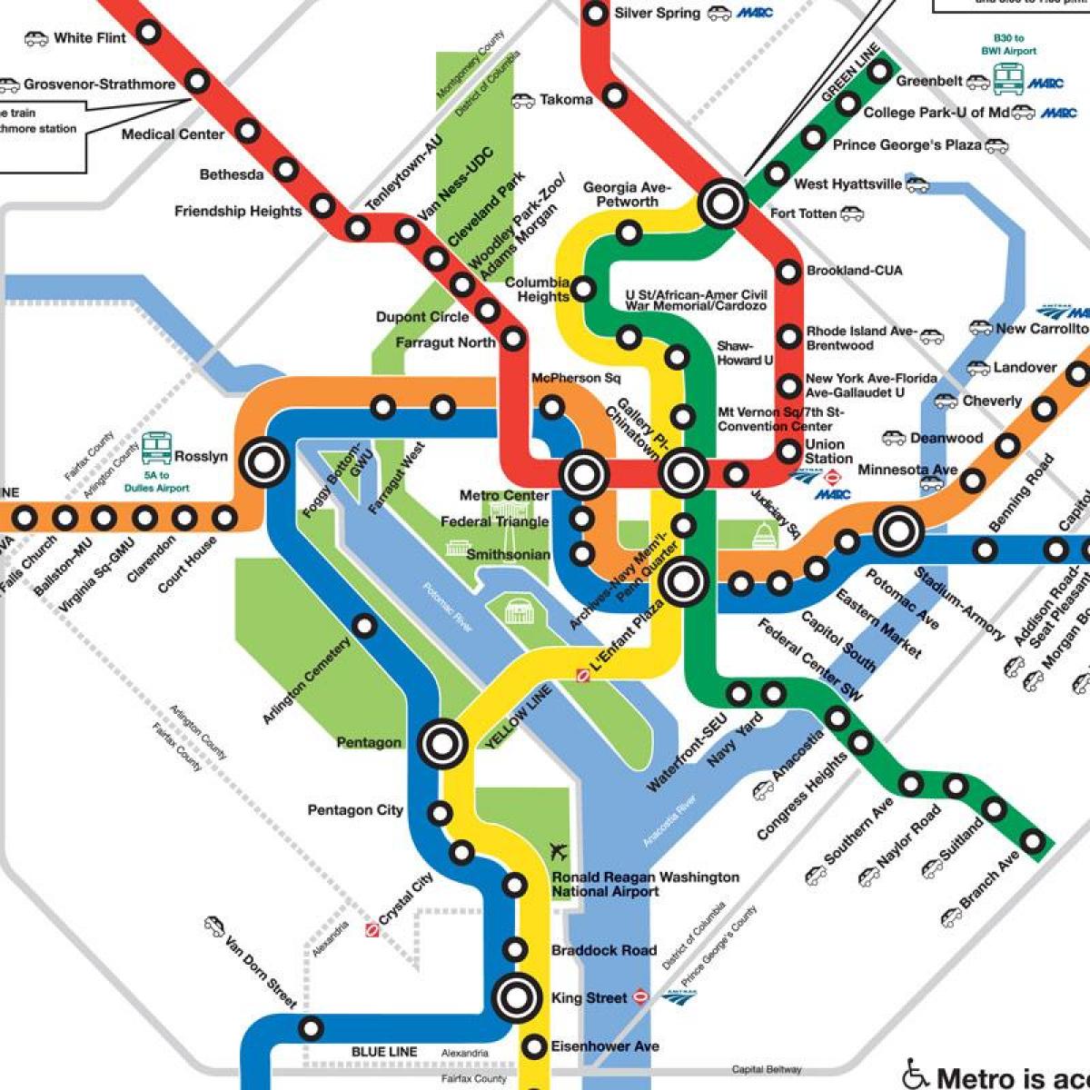 new dc metro map