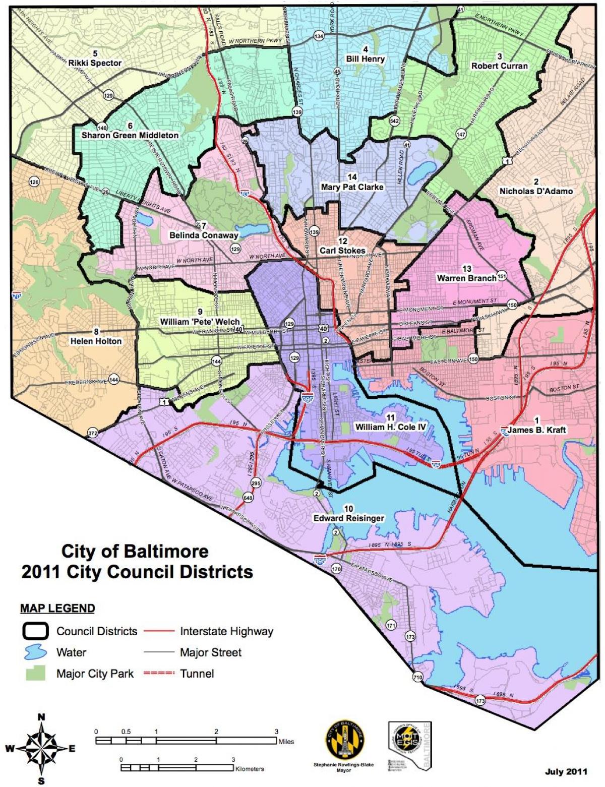 map of washington dc district