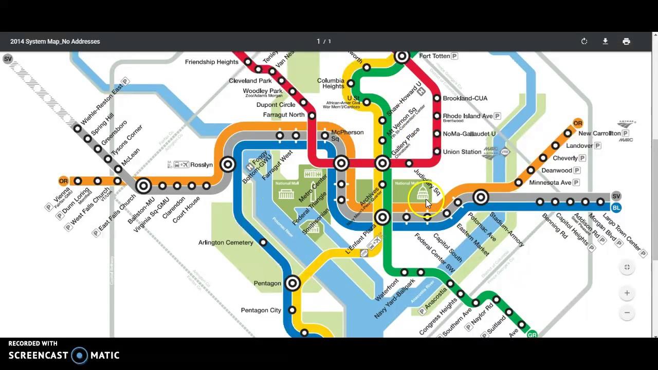 metro trip map