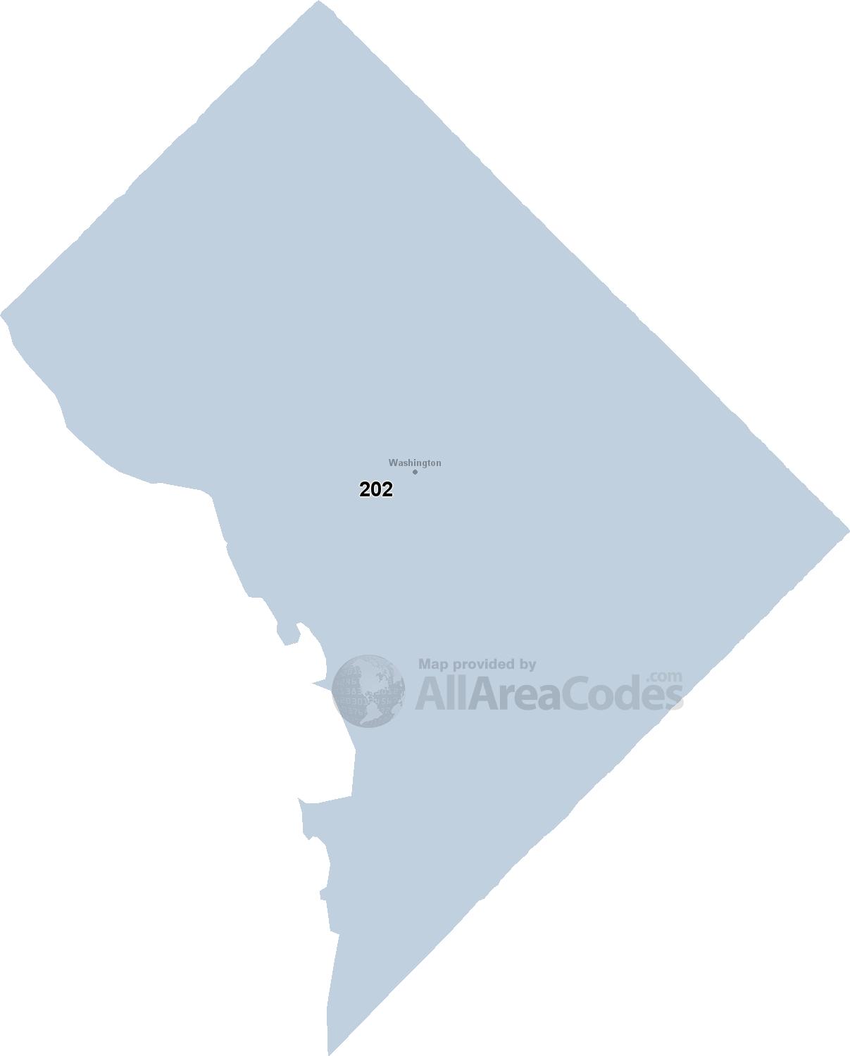 Washington dc zip code map - Dc zip code map (District of Columbia - USA)