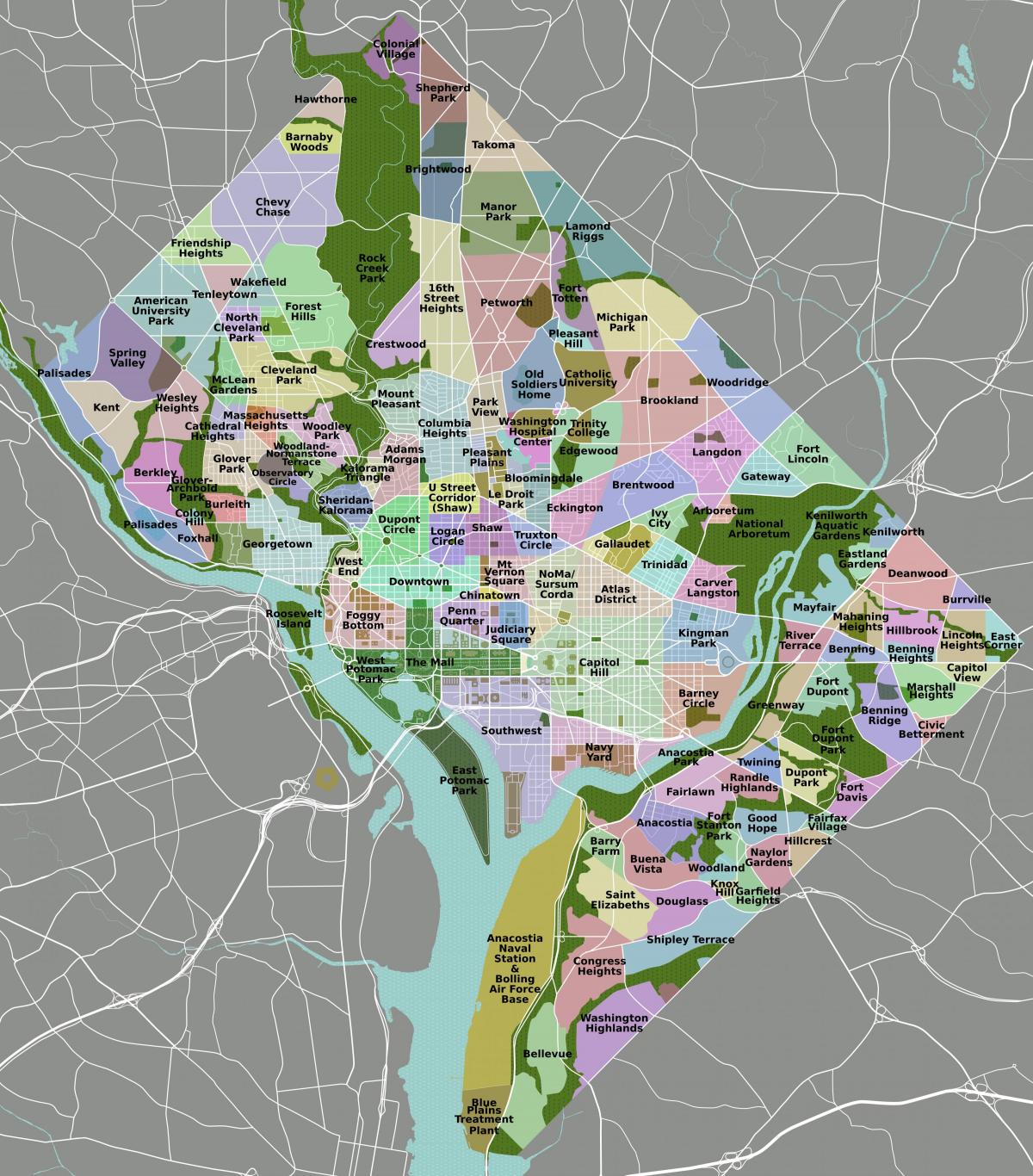 washington district map