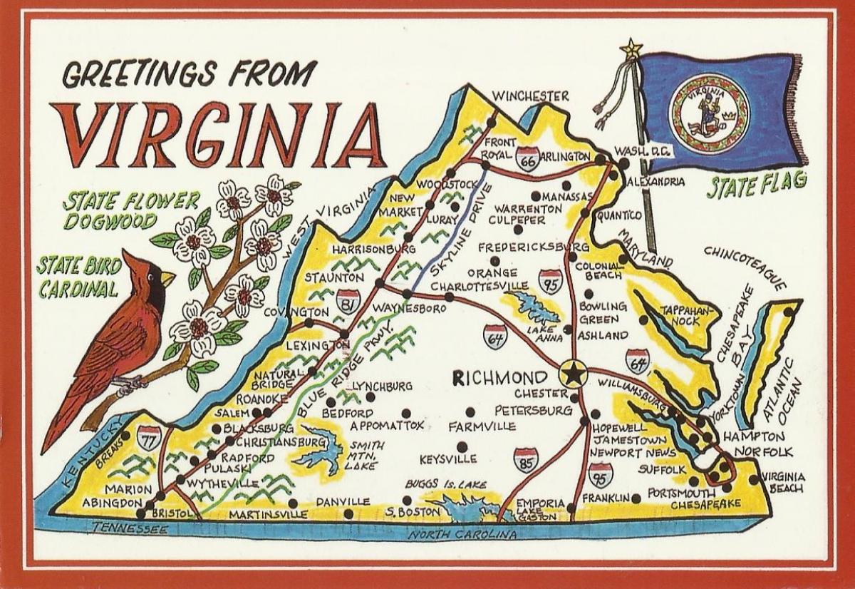 washington dc virginia map