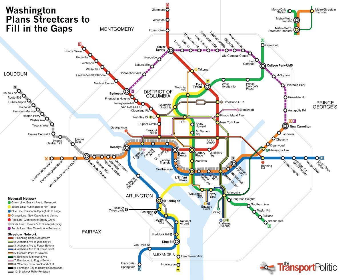 dc public transportation map