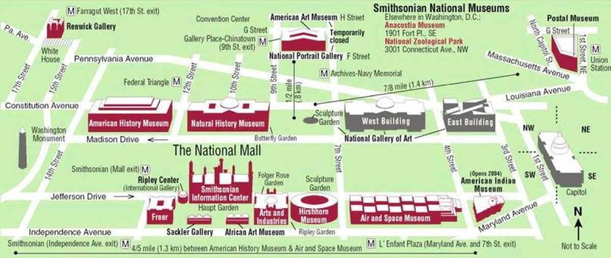 dc museum map