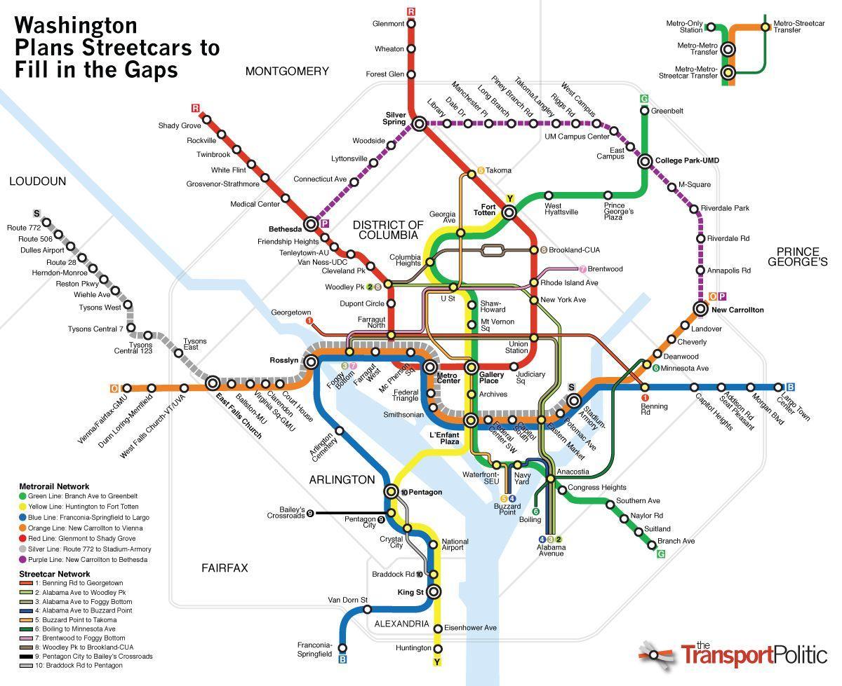 washington public transportation map