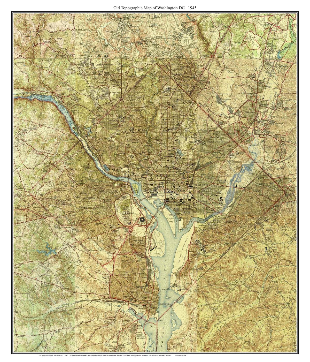 dc topographic map