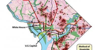 Washington dc bad neighborhoods map