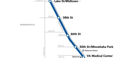 Blue line dc metro map