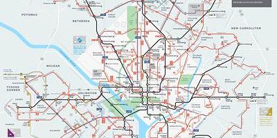 Dc metro bus map