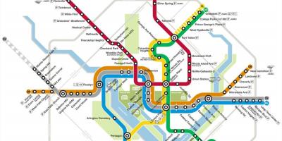 Dc metro map 2015