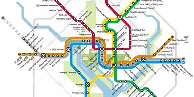 Washington dc metro map silver line