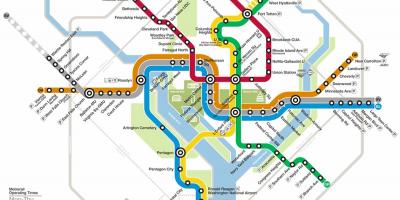 Washington dc metro system map