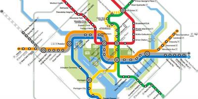 Washington dc train map