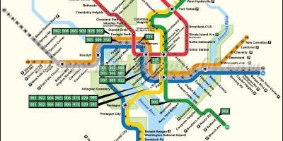 Washington dc tram map