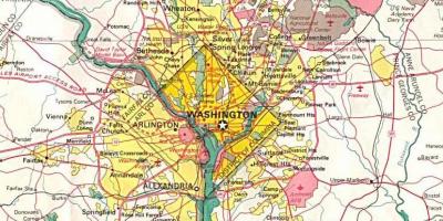 Map of dc and surrounding states