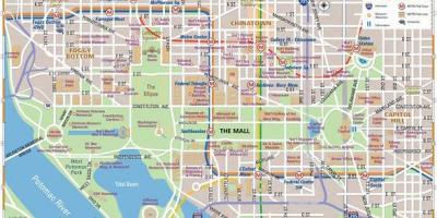 Map of dc mall area
