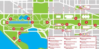 Map of national mall parking