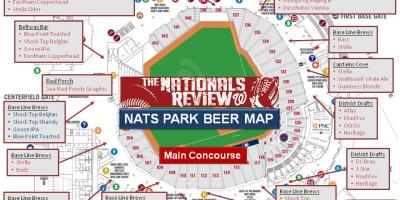 Map of nationals park concessions