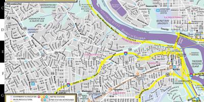 Map of streetwise washington dc