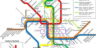 Washington metro bus map