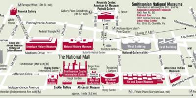 Washington museums map