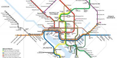 Washington transit map