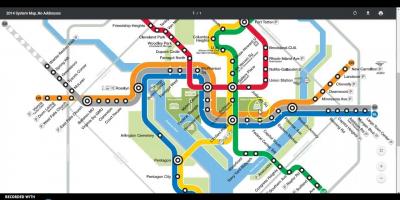 Dc metro trip map